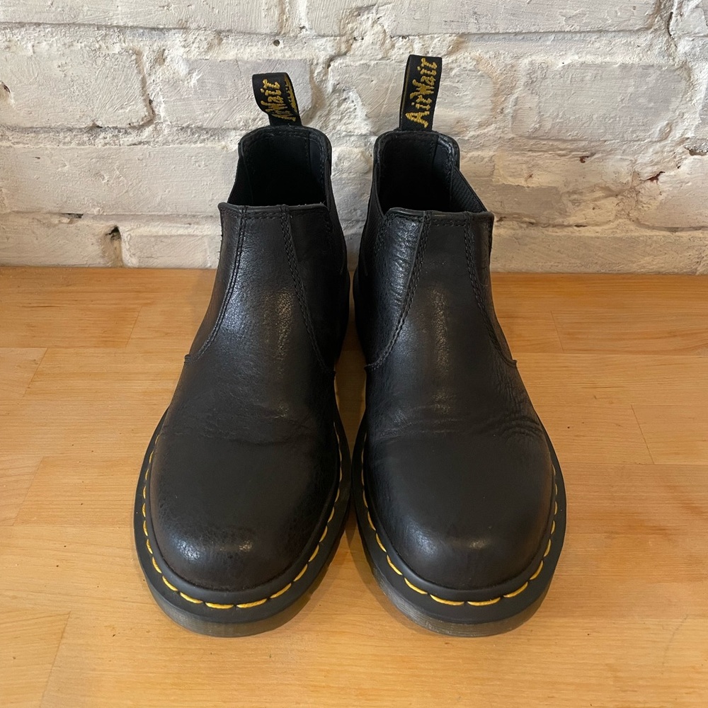 Dr. Martens 2976 Lo Rogue Black Leather Chelsea Boots UK4 EU37 - Picture 2 of 7